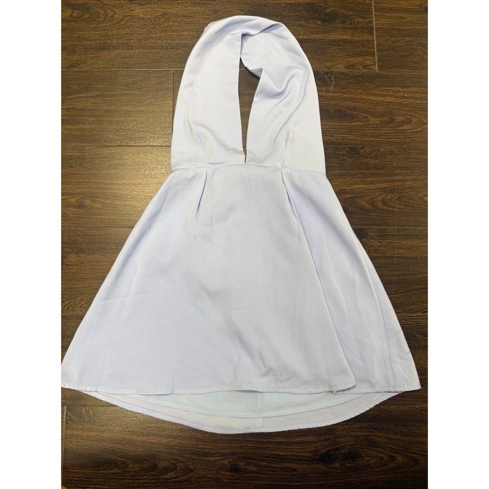 Superdown Revolve Blue‎ Open Back Halter Dress New With Tags Size XS